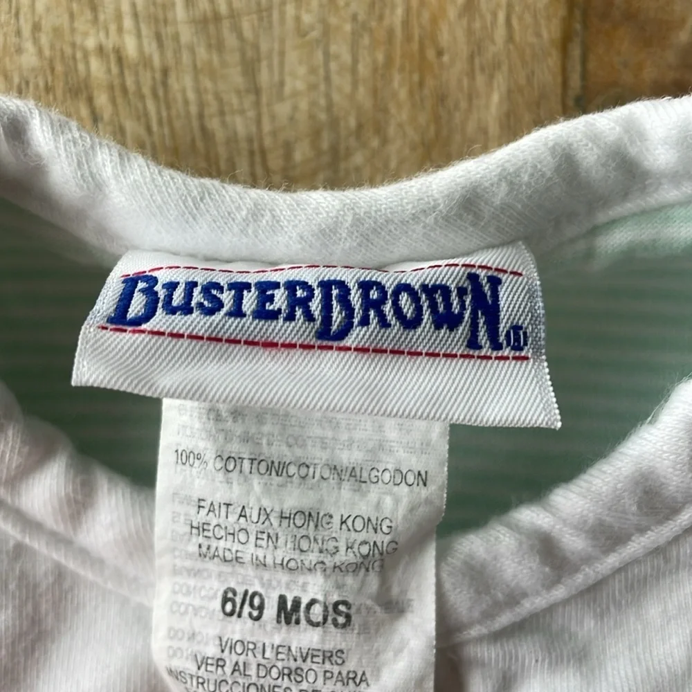 Vintage Buster Brown bunny romper 6/9m